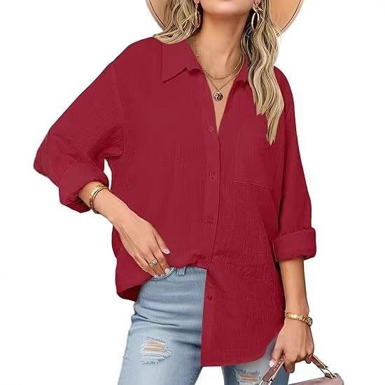 On Vacation Long-Sleeve Top